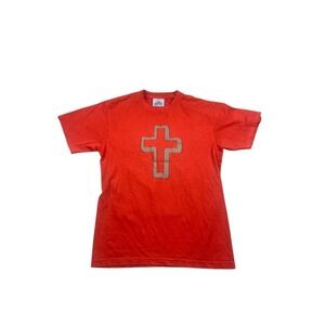 Old Church Basement Hallelujah Is All I Need T Shirt Mens S Bubble Print Red